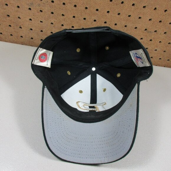 Vintage Logo Athletic mens black Wool Blend Purdue Boilermakers snapback hat - Picture 3 of 7